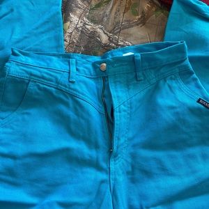 Teal high waist Vintage Rockies Jeans